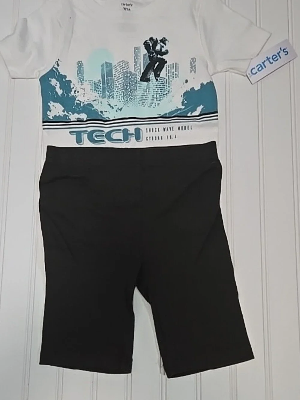 Carter's Boys Short Pajama Sets - Size 7 & FREE Extra PJs - Size 8